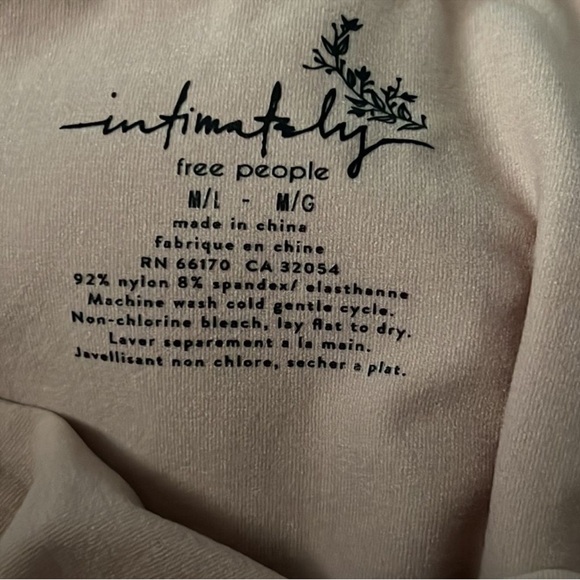 NWT 💕 Free People Intimately scoop neck top in ballet pink - Picture 5 of 5